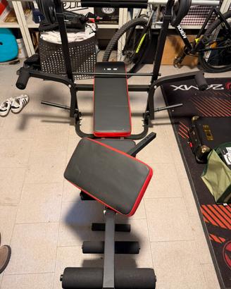 Panca multifunzione ISE/ Sacco da boxe 50 kg C.A.