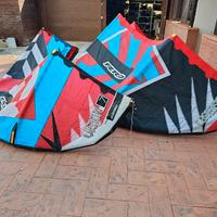 2 ali da kitesurf con barra 