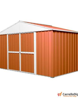 Capanno box esterno lamiera 360x175 legno chiaro