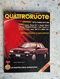 Quattroruote Gennaio 1989 Lancia Thema 16 V Lancia