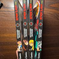 Manga Demon Slayer  1, 2, 3, 4. Leggi descrizione.