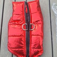 cappottino gilet rosso impermeabile 