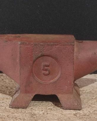 Incudine vintage 5 kg ghisa acciaiosa oreficeria 