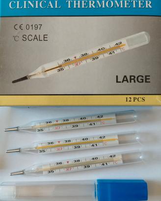 3 termometri clinici vintage  nuovi anni 90