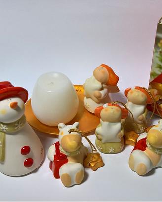 Decorazioni Natale Sevi/Trudi in ceramica