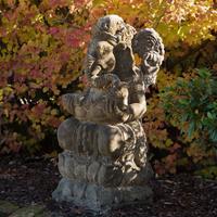 Statua Ganesha antica in Pietra altezza 100cm