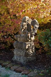 Statua Ganesha antica in Pietra altezza 100cm