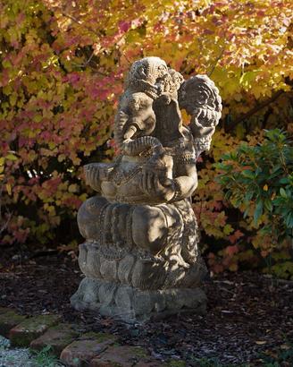 Statua Ganesha antica in Pietra altezza 100cm