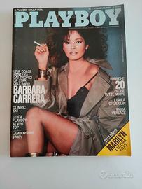 Playboy Febbraio 1984 - Barbara Carrera + Poster
