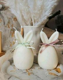 Stampo coniglio orecchie candele o gesso Usato 1vv
