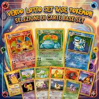 🔴 Lotto Carte Pokémon - Selezione Base Set 🔵