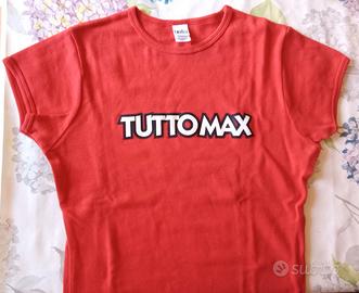 T-shirt "TuttoMax" tour 2005 Max Pezzali rossa S