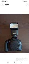Kit reflex Canon EOS 600D completo, pronto all’uso