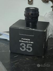 fujifilm 35mm f2 wr in garanzia 
