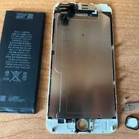 Iphone 6 plus bianco : schermo completo e batteria