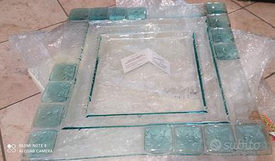 Centro tavola in vetro