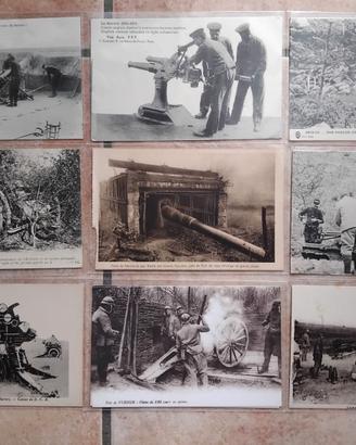 VECCHIE CARTOLINE CANNONI PRIMA GUERRA MONDIALE