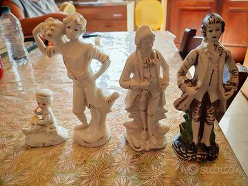 Statuine porcellana