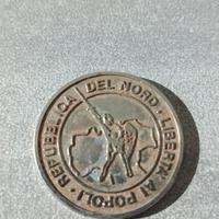 Medaglia vintage celebrativa
Unità d'Italia 