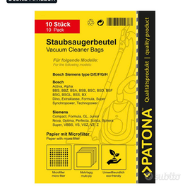 sacchetti ricambio aspirapolvere BOSCH SIEMENS