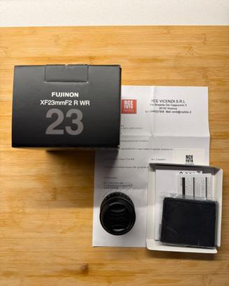 Fujinon XF 23mm f/2 R WR - garanzia