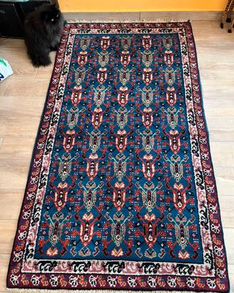 Tappeto tunisino a mano in lana 2m x 1.10m