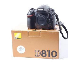 FOTOCAMERA DIGITALE REFLEX FF NIKON D810. CORPO.