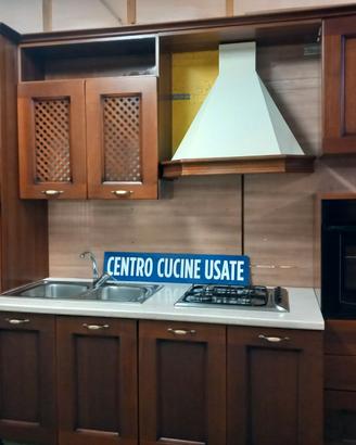 cucina arte povera di 3 metri