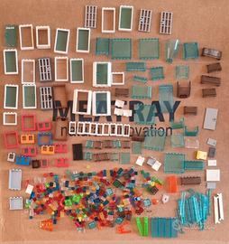 Lego Lotto Pezzi Vari Finestre Porte Parabrezza 