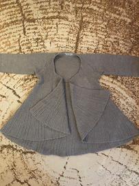 King Kong - Maglione aperto, S, tortora