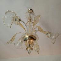 Lampadario vetro di murano