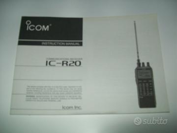 Manuale Originale Inglese Icom IC-R20
