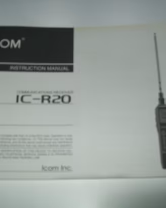 Manuale Originale Inglese Icom IC-R20