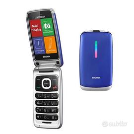 BRONDI CONTENDER - TELEFONO CELLULARE SENIOR - BLU