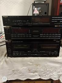 Techincs equalizzatore, lettore a cassette e radio