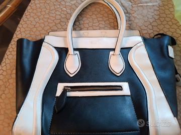  borsa in pelle B/N mod.Celine Paris non originale