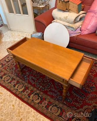 TAVOLINO DA SOGGIORNO IN LEGNO VINTAGE 