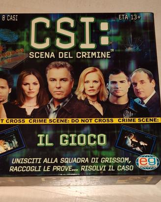 gioco csi scena del crimine di societa' da tavolo