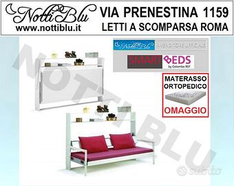 Letto a Scomparsa Smart Beds 1p Materasso Omaggio