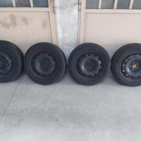 4 gomme estive con cerchio in ferro