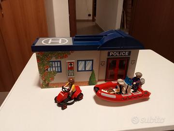 Stock Playmobil  stazione Polizia+Piramide 
