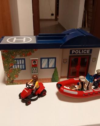 Stock Playmobil  stazione Polizia+Piramide 
