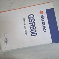 USO E MANUTENZIONE GSR600 SUZUKI 99011-44G51-SDE