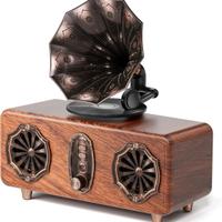 Radio Bluetooth Vintage Grammofono Batteria FM