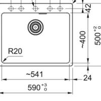 Lavandino FRANKE colore nero