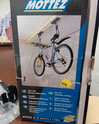 solleva bicicletta Mottez blocco automatico 