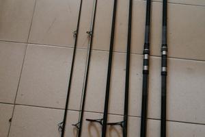 Coppia Canne da Pesca in Fibra Carbonio