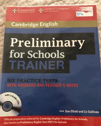 Preliminary for Schools trainer- Cambridge English