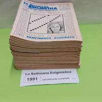 LA SETTIMANA ENIGMISTICA, anno 1991, parzialmente