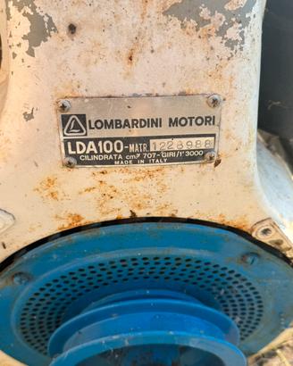 Motocoltivatore diesel Lombardibi LDA100